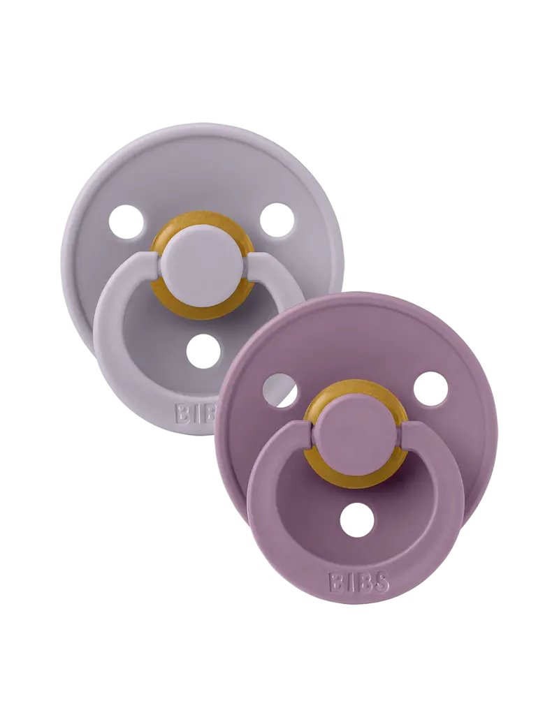 BIBS BIBS LATEX PACIFIER - 2PK - SIZE 1 (0 - 6 MONTHS)