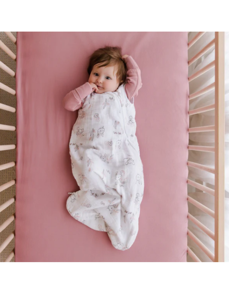 PERLIM PINPIN COTTON MUSLIN SLEEP BAG - 0.75 TOG