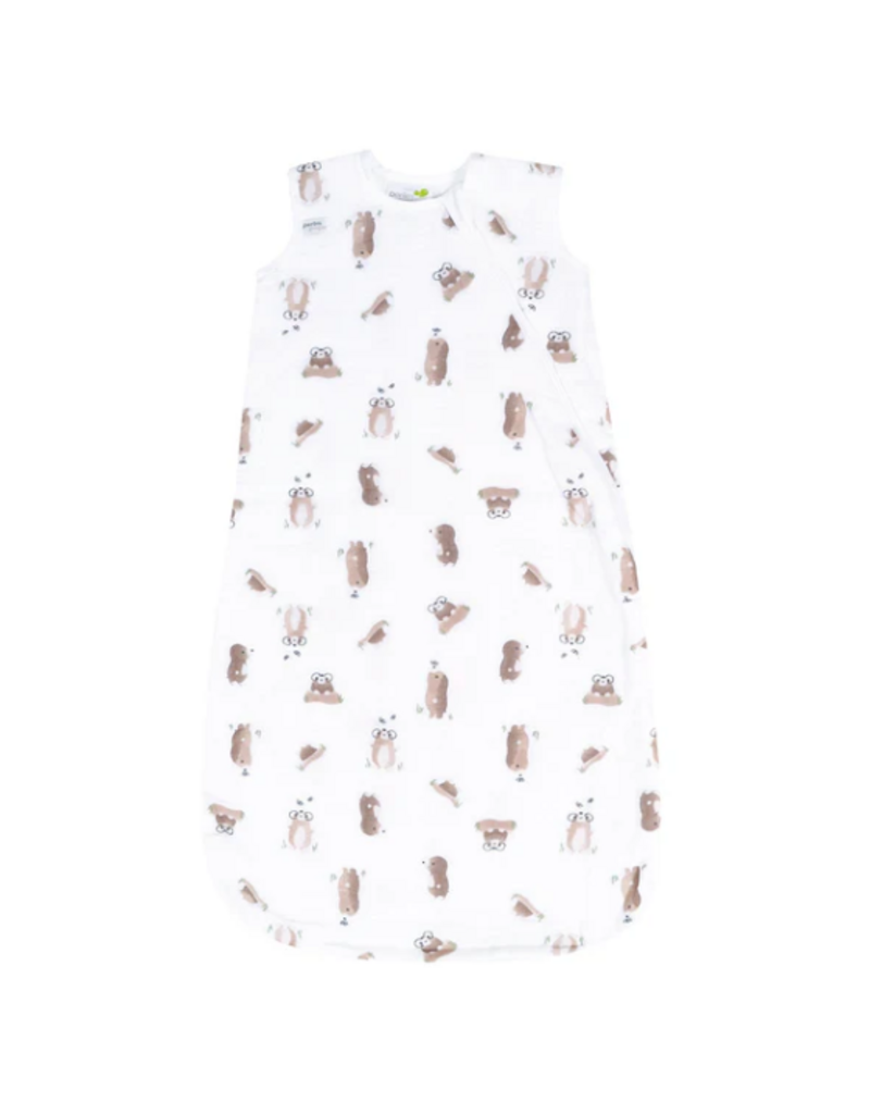 PERLIM PINPIN COTTON MUSLIN SLEEP BAG - 0.75 TOG