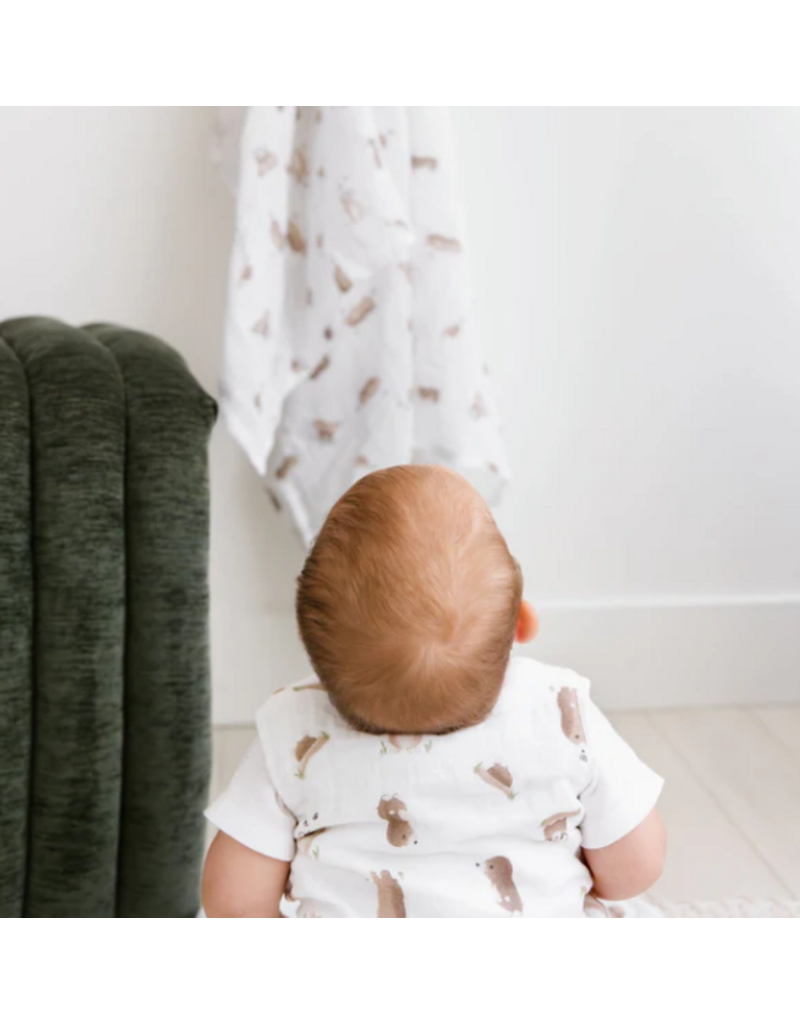 PERLIM PINPIN COTTON MUSLIN SLEEP BAG - 0.75 TOG