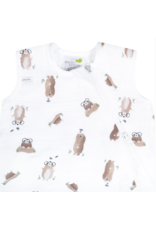 PERLIM PINPIN COTTON MUSLIN SLEEP BAG - 0.75 TOG
