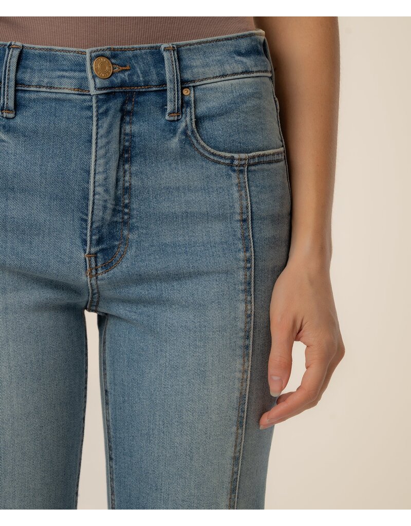 KUT BLAIRE HIGH RISE STRAIGHT LEG - TEMPER WASH