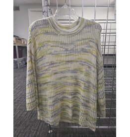 ADELINA NAVY STRIPE SWEATER - COTTON BLEND