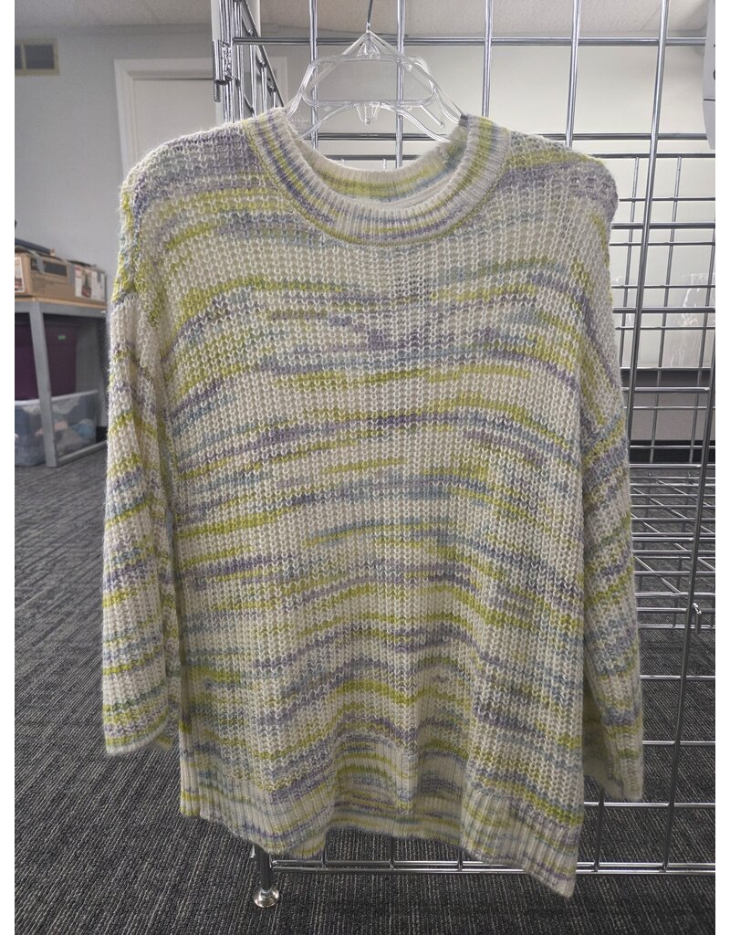 ADELINA NAVY STRIPE SWEATER