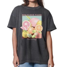 GIRL DANGEROUS MAIN SQUEEZE OVERSIZED COTTON TEE