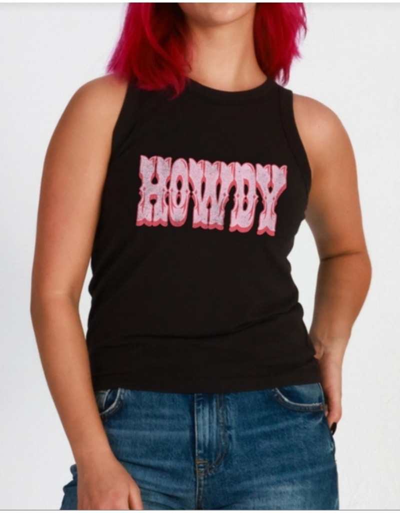 GIRL DANGEROUS HOWDY HIGH NECK TANK