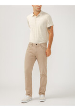 SILVER JEANS MACHRAY CLASSIC FIT SLIM STRAIGHT LEG JEANS - MUSHROOM - 32" LEG