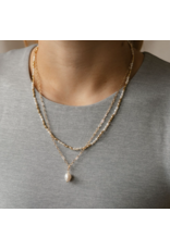 GLEE ADELINE WHITE PEARL NECKLACE