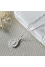 GLEE DEW DROP CRYSTAL OPALITE NECKLACE
