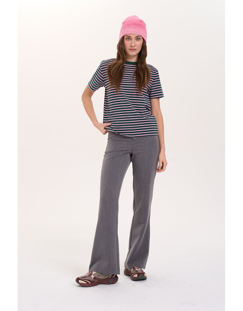 24COLOURS STRIPE PINK / GREY T SHIRT