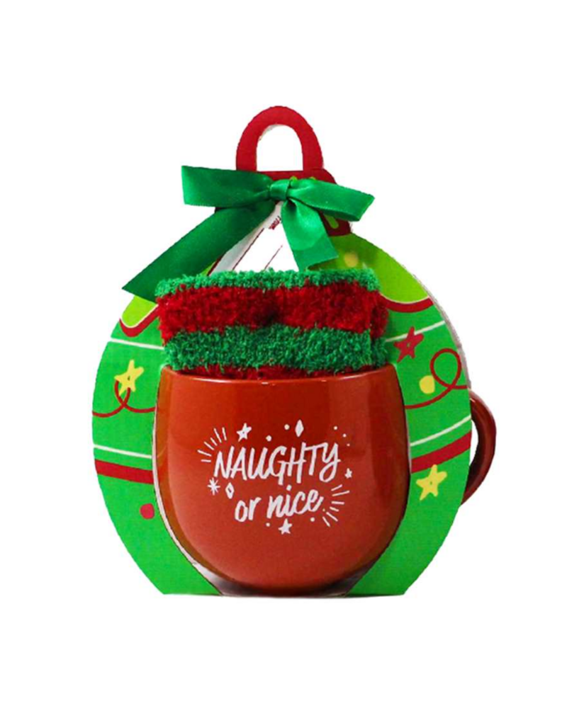 2PC HOLIDAY MUG & SOCKS