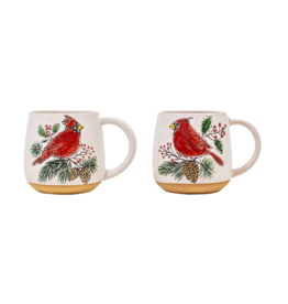 CERAMIC MUG - CARDINAL SKETCH