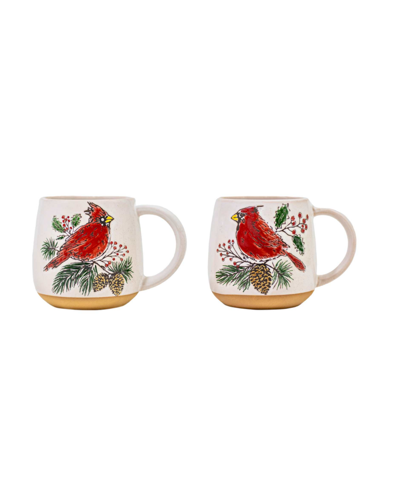 CERAMIC MUG - CARDINAL SKETCH