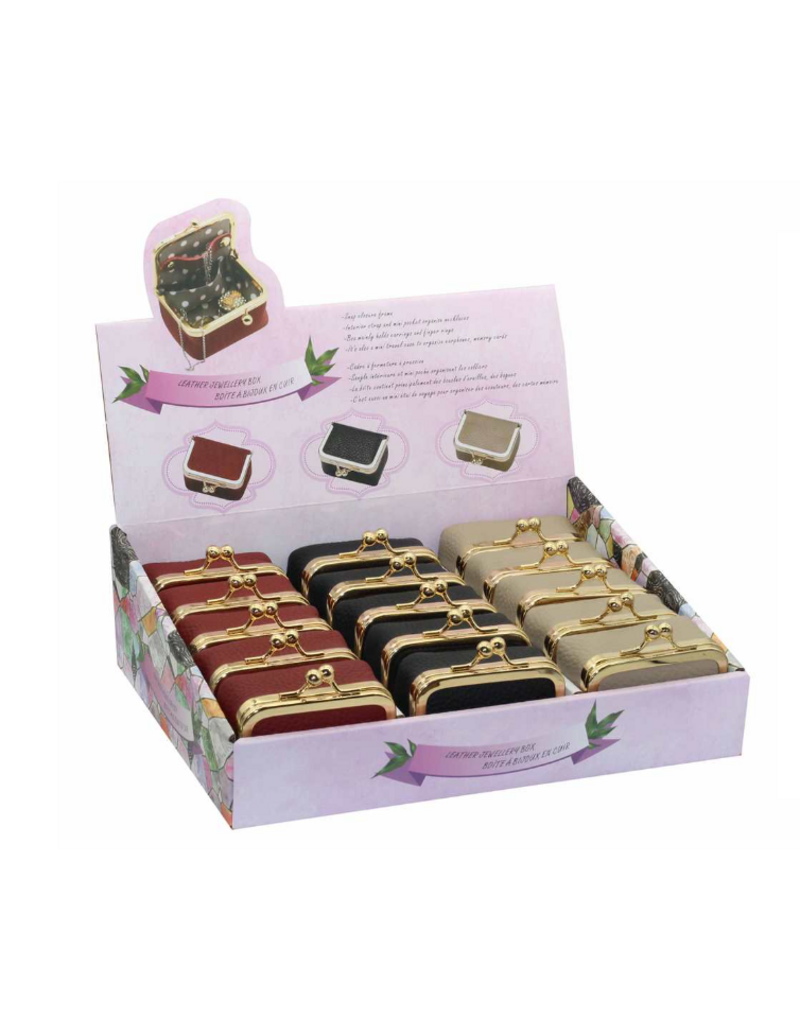 GENINUE LEATHER JEWELRY BOX
