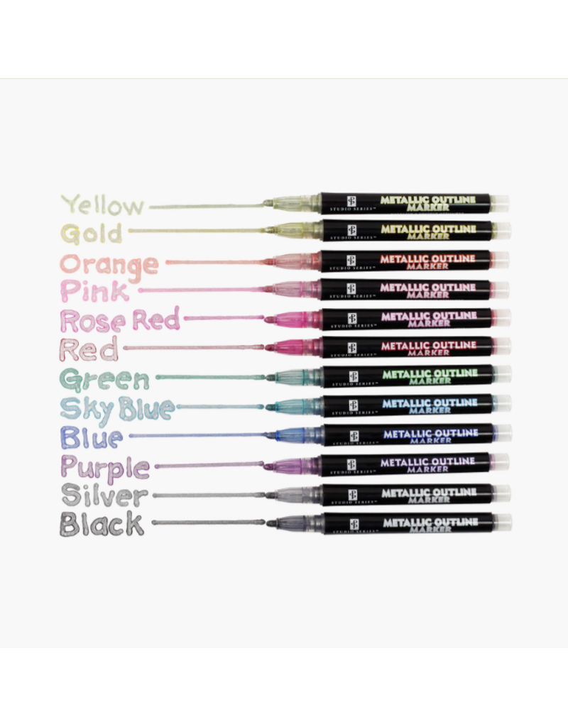 METALLIC OUTLINE MARKERS