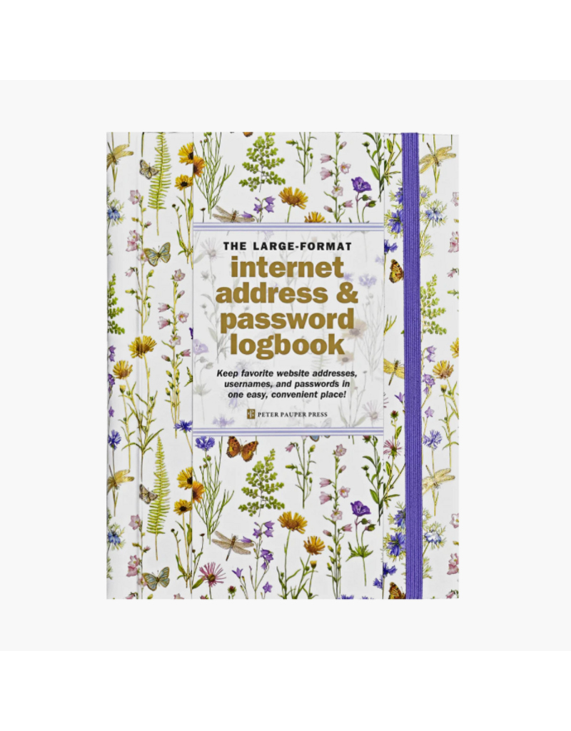 LRG FORMAT PW/INTERNET LOGBOOKS