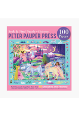 100 PC SEEK AND FIND PUZZLE- UNICORNS