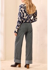 TRIBAL FLY FRT ANKLE PANT W/ WIDE CUFFS - SAPPHIRE