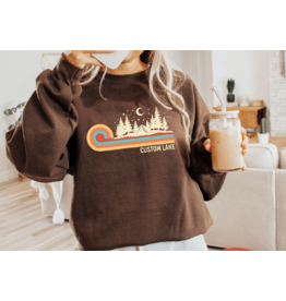 RETRO 70'S CAMPING CREWNECK SWEATER