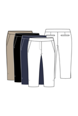 TRIBAL FLATTEN IT PULL ON CAPRI W/ VENT-BEACH