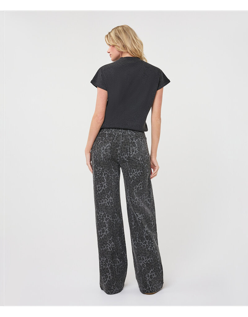 GREY LEOPARD DENIM