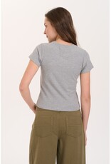 24COLOURS COFFEE CLUB GREY TEE
