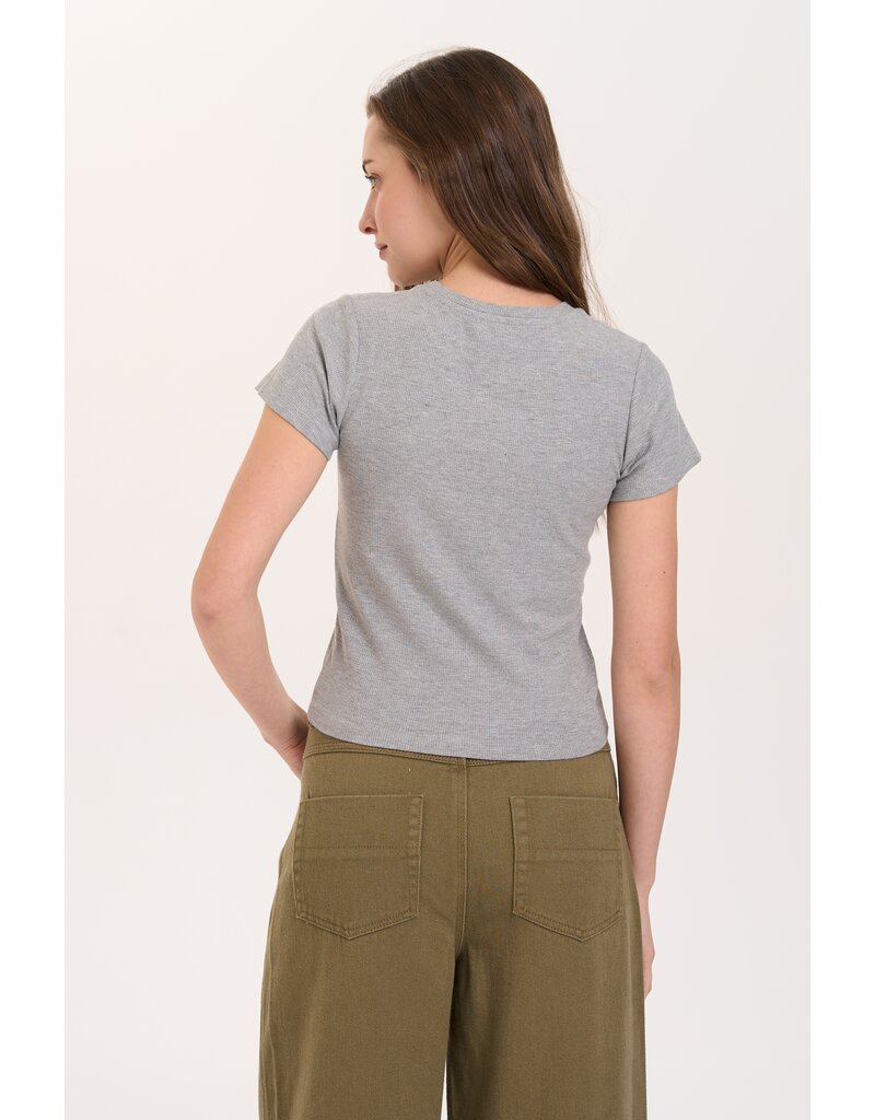 24COLOURS COFFEE CLUB GREY TEE