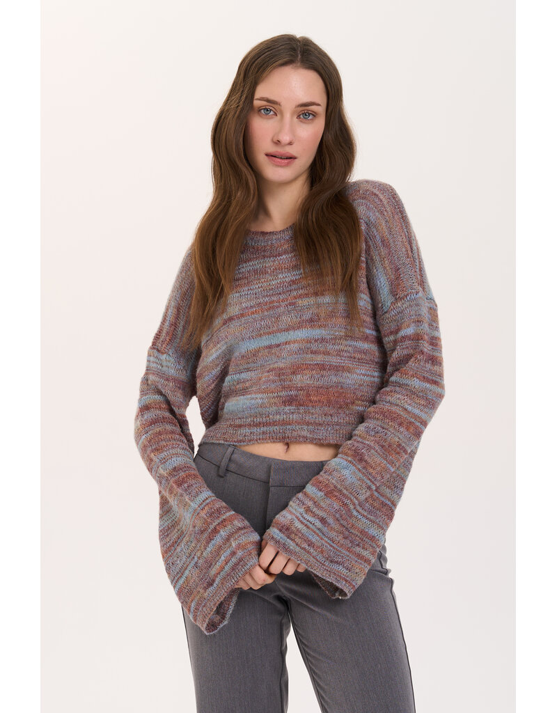 24COLOURS MULTI COLOR - WIDE SLEEVE - SWEATER