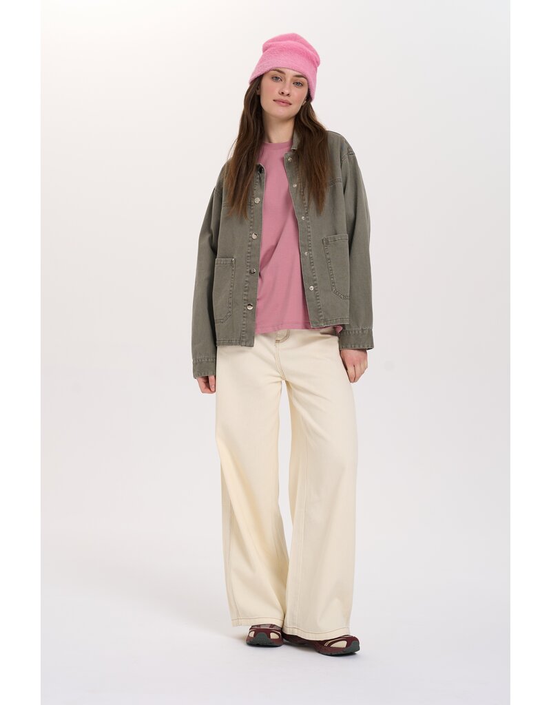 24COLOURS GREEN JEAN JACKET
