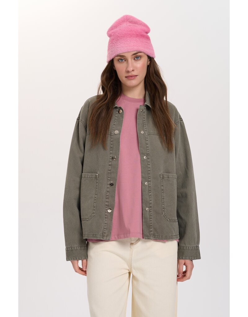 24COLOURS GREEN JEAN JACKET