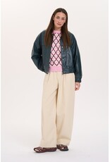 24COLOURS FAUX LEATHER JACKET - GREEN