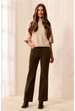 TRIBAL FLY FRT 5 PKT PANT W/ EMBOSSED FABRIC - DARK BASIL