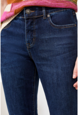 TRIBAL PETITE SOPHIA CURVY STRAIGHT LEG JEANS - DEEP OCEAN