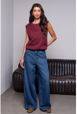 TRIBAL BROOKE RELAXED DRAMA WIDE DENIM - BLUE AWAY