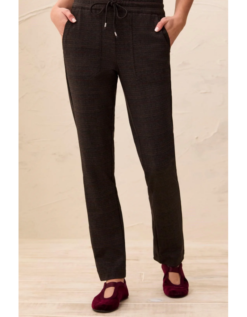TRIBAL PULL ON ANKLE PANT W/ POCKETS - HENNA