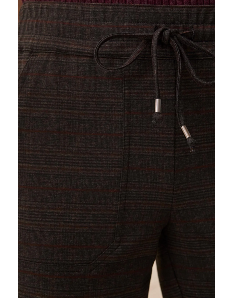 TRIBAL PULL ON ANKLE PANT W/ POCKETS - HENNA