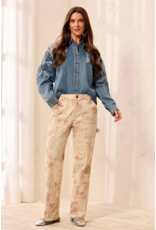 TRIBAL AUDREY PRINTED CARPENTER - CHANTILLY