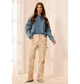 TRIBAL AUDREY PRINTED CARPENTER - CHANTILLY