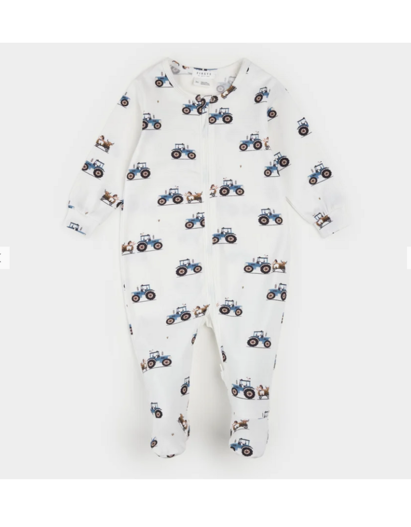 PETIT LEM FOOTED SLEEPER