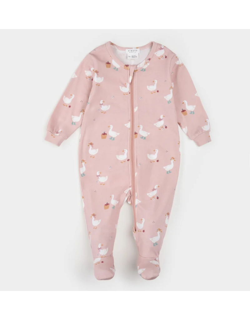 PETIT LEM FOOTED SLEEPER
