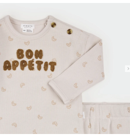 PETIT LEM 2PC BON APPETIT TOP & BOTTOM SET
