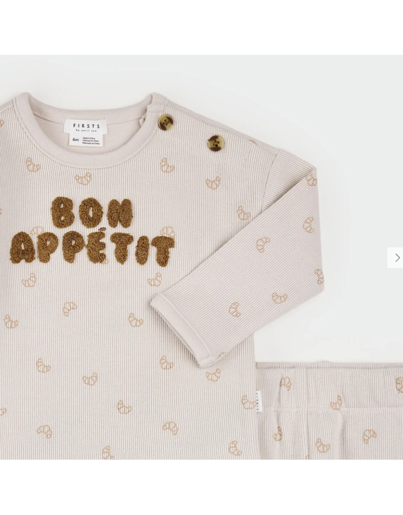 PETIT LEM 2PC BON APPETIT TOP & BOTTOM SET