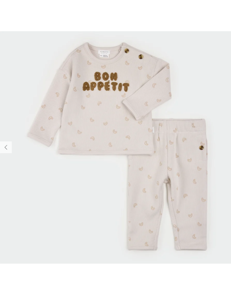 PETIT LEM 2PC BON APPETIT TOP & BOTTOM SET