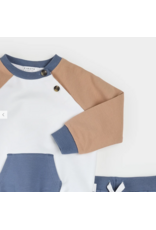 PETIT LEM 2PC MOCHA & INDIGO COLOR BLOCK SET