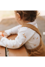 PETIT LEM 2PC QUILTED OVERALL SET - FOX