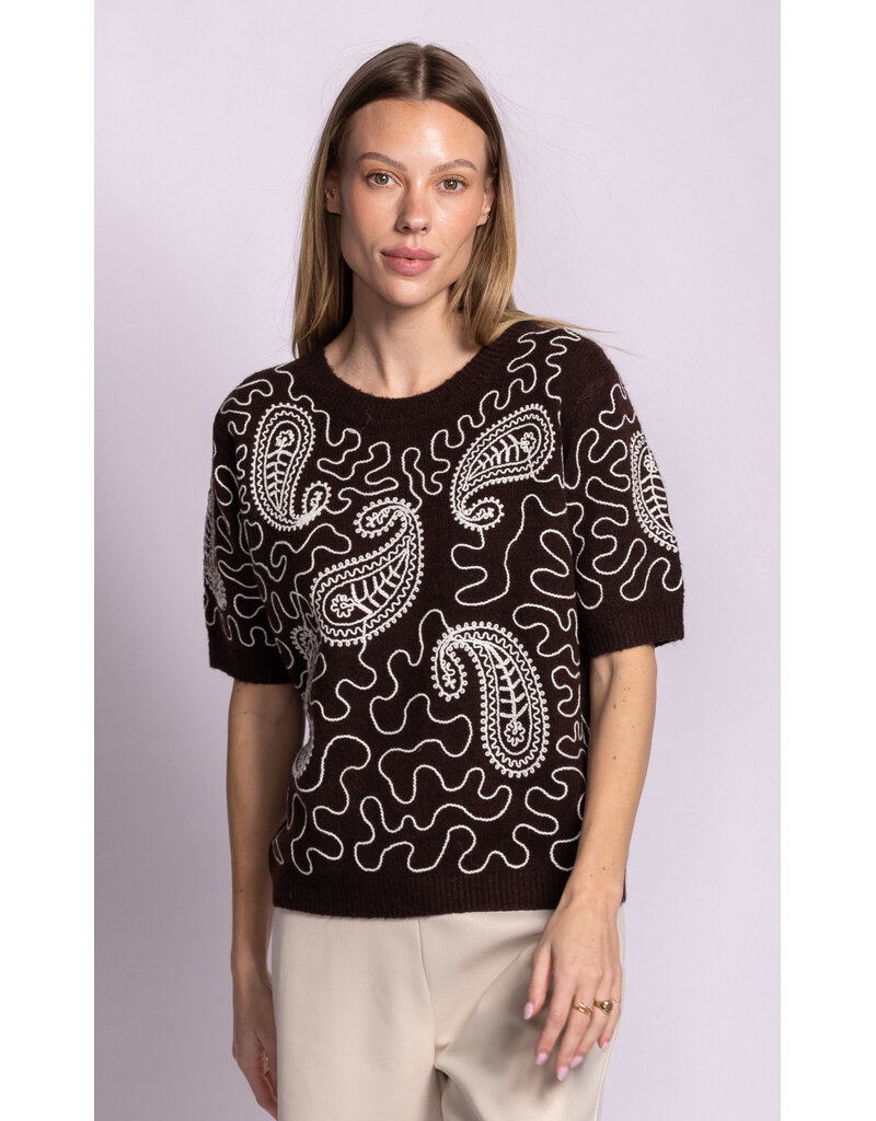 CORDELIA BROWN SWEATER
