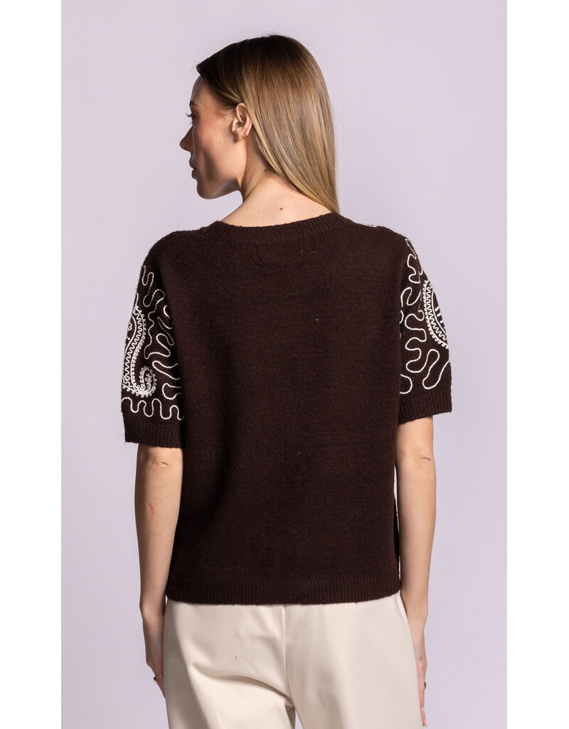 CORDELIA BROWN SWEATER