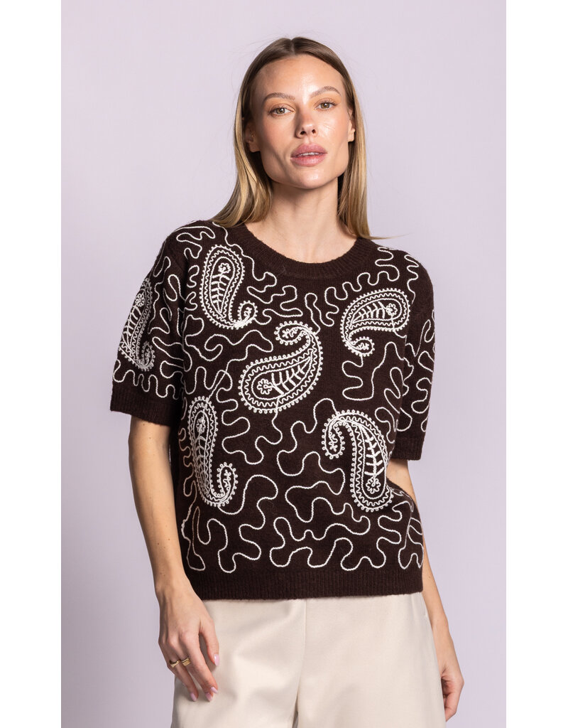 CORDELIA BROWN SWEATER