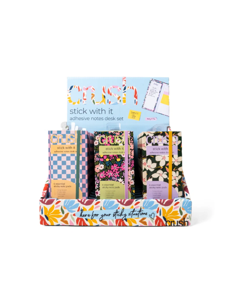 ADHESIVE NOTES DESK SET (24PC)