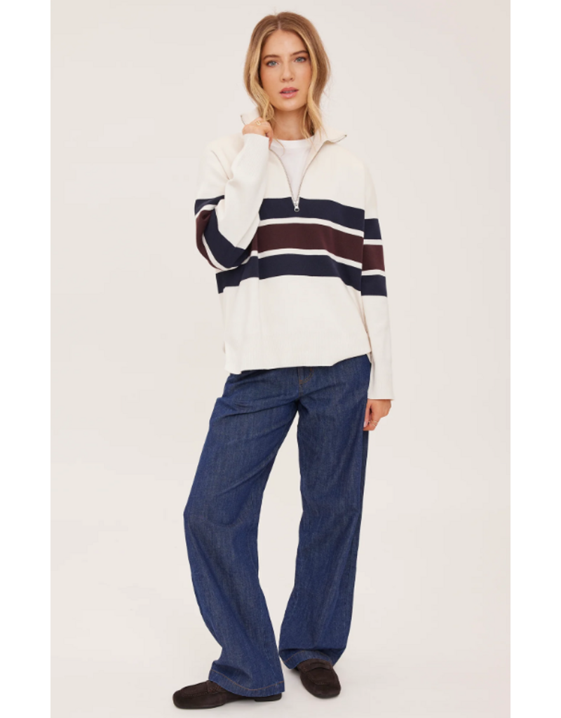 GENTLE FAWN IDRIS STRIPED SWEATER